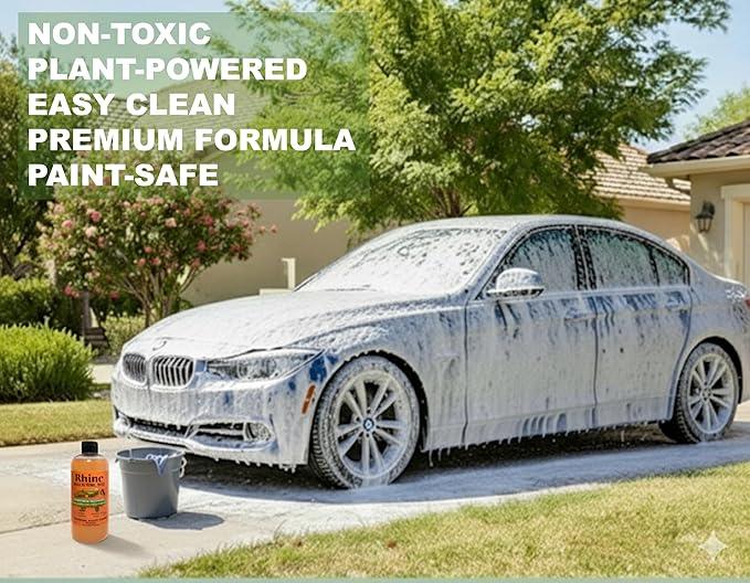 Plant-based Eco-friendly Car Wash Soap, Non-Toxic, High-Foam, Concentrated Premium Car cleaning soap - NeatNest