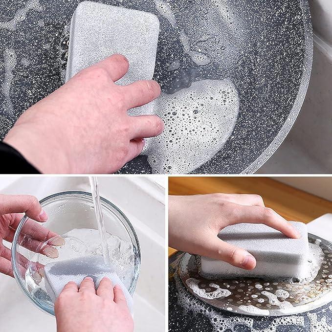 Individually Wrapped Sponges Kitchen Dishwashing Sponge Bulk, Non Scratch Dishes Scouring Pad Dishcloth, Odor-Free Sponge Wipes for Household Cleaning Dishes Travel Apartments - Grey (5000 Pack) - NeatNest