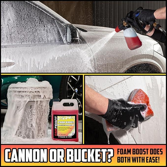 Foam Boost Off-Road & ATV Wash Soap – Heavy Duty pH-Balanced Car Wash for Trucks, UTVs, RVs & Dirt Bikes – Quick Rinse, No Residue – Works with Foam Cannons, Guns & Buckets – 64 fl. Oz. - NeatNest