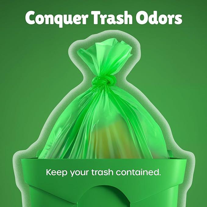 Forid Small Trash Bags for Bathroom - 2.6 Gallon Garbage Bags Unscented,Extra Thick Strong Wastebasket Can Liners for Home Office Bedroom,150 Bags Multi Colored - NeatNest