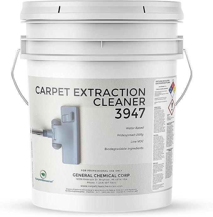Carpet Extraction Cleaner - Water-Based Professional Deep Clean Carpet Cleaner Solution for Machine - Heavy Duty Stain Remover, Pet-Friendly, Ideal for Residential & Commercial Use - NeatNest
