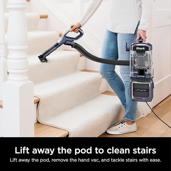 Shark Detect Pro Speed Lift-Away ADV Bagless Upright Vacuum with DuoClean Detect, Anti-Allergen, Lift-Away, and Odor Neutralizer Technology, LA742 - NeatNest