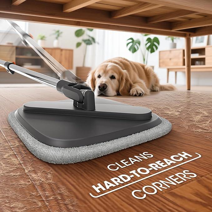 Mop and Bucket Set, Spin Mop with Separate Dirty Water System, Deep-Cleaning Mops for Floors, Versatile Mops for Walls - NeatNest