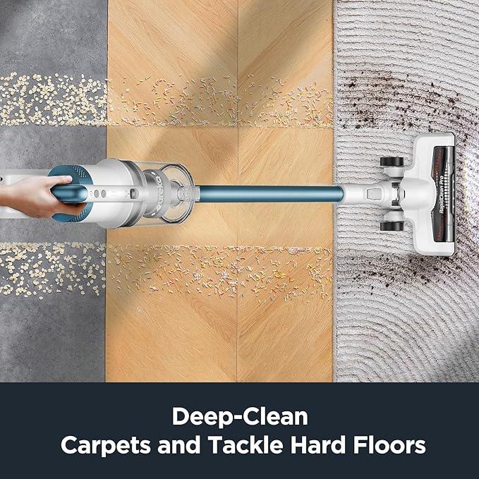 Eureka RapidClean Pro NEC280TL Cordless Stick Vacuum Cleaner – Lightweight 5.3 lbs, 40-Min Runtime, LED Headlights, 3 Power Modes, Ideal for Pet Hair, Hard Floors & Carpets - NeatNest