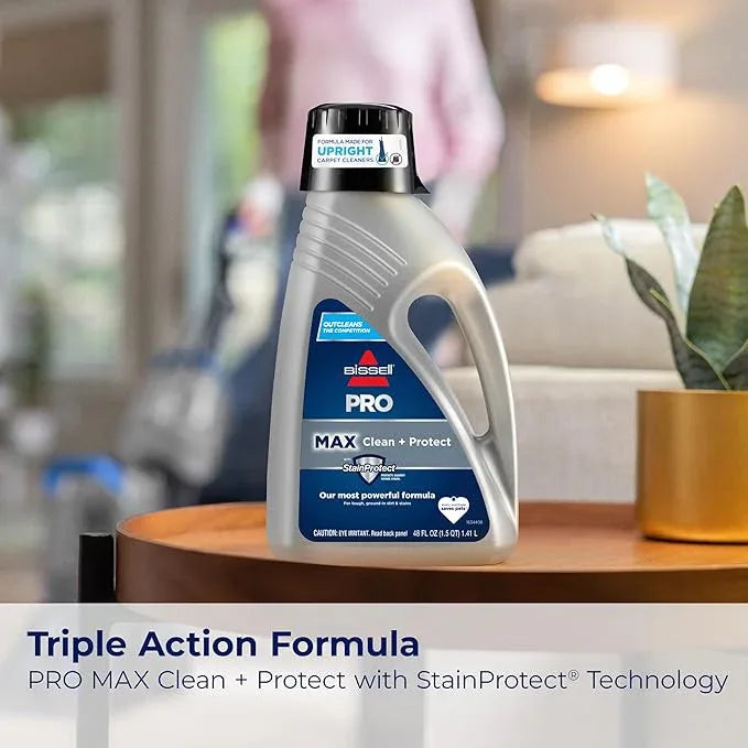 BISSELL TurboClean, Upright Carpet Cleaner, Pro Max Clean & Protect + Oxy Urine Eliminator Formula Included, 3952 - NeatNest