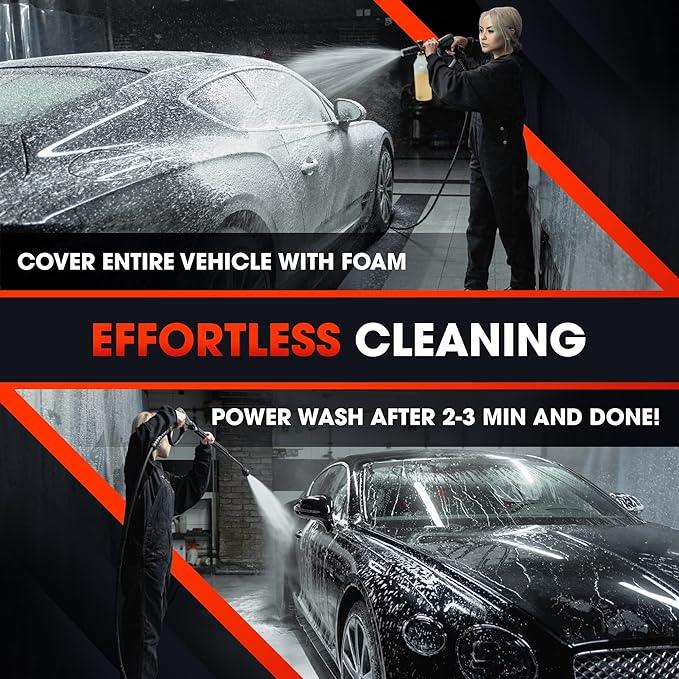 Swift Touchless Car Wash Shampoo (2 Gallon) - No Brushing Required, High Foaming Car Soap, Heavy Duty, Auto Detergent for Foam Cannon, Works on Cars, Trucks, RVs, Motorcycles, Upholstery & More! - NeatNest