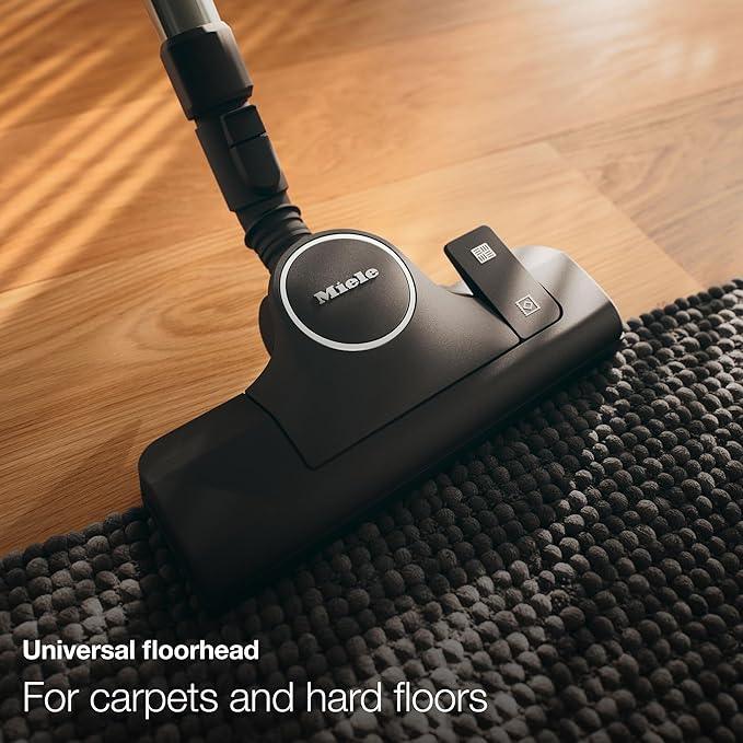 Miele Boost CX1 PowerLine SNRF0 Bagless Canister Vacuum Cleaner in Lotus White, Compact - NeatNest