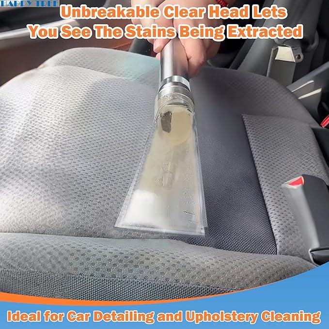 Happy Tree Universal Fit All Brands' Shop Vac Extractor Hose Kit Adapter Wet-dry Extraction Accessory for Upholstery & Carpet Cleaning Auto Detailing Wet Vaccum Accessories with 25 Feet Water Hose - NeatNest