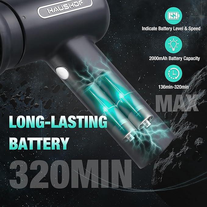 HAUSHOF Electric Spin Scrubber, Cordless Dish Scrubber Brush with 8 Replaceable Heads & 3 Speeds, Power Scrubber Electric Scrubber for Cleaning Kitchen, Sink, Bathroom, Knife Sharpener Included - NeatNest
