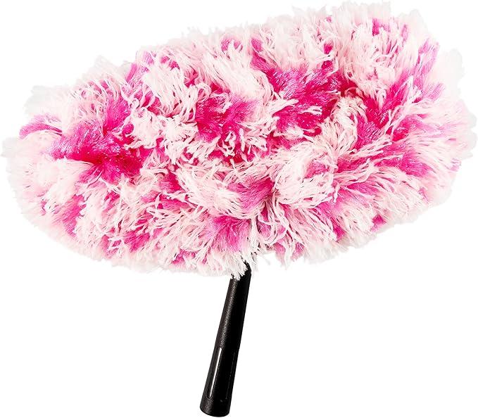 Fuller Brush Fuzzy Fan Duster – Dust & Clean Ceiling Fans, Walls, Woodwork – Polystatic & Microfiber Grabs & Holds Dust, Lint, Cobwebs & Dirt - Fan Duster Head Only (Pink) - NeatNest