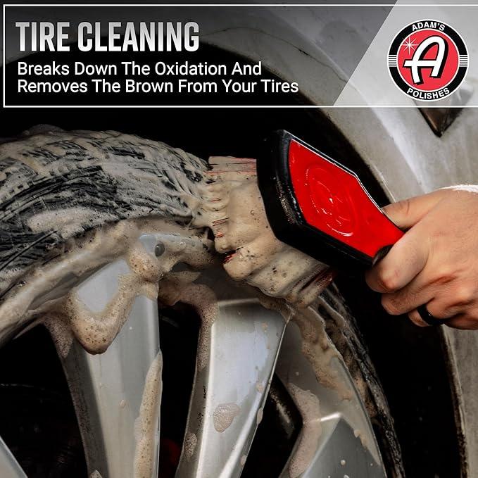 Adam's Polishes Wheel & Tire Cleaner (16oz, Pack of 2) - Professional All in One Tire & Wheel Cleaner Car Wash Well Cleaning Spray for Car Detailing, Safe On Most Rim Finishes - NeatNest