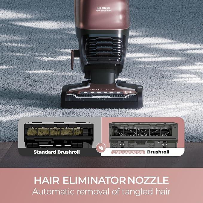 Kenmore BU4050 Intuition Bagged Upright Vacuum, liftup Cleaner with Hair Eliminator brushroll, pet Handi-Mate for Carpet, Hard Floor, Rose Gold - NeatNest