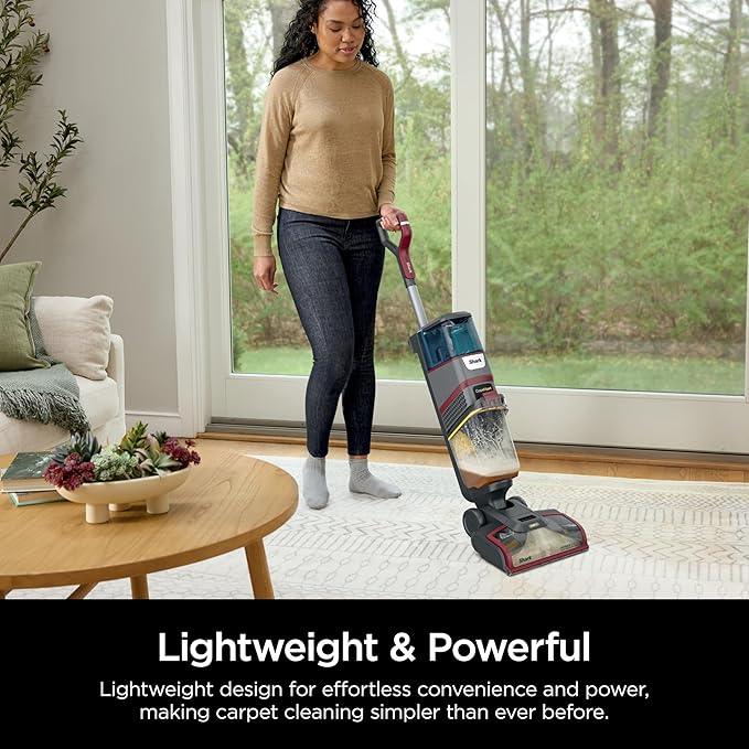 Shark CarpetXpert HairPro Upright Carpet Cleaner, Perfect for Pets, Lightweight & Powerful, Dirt, Grime, Hair & Odor Removal, Carpet Shampooer, Pet Cleaning Solution, Magenta, EX221BRN - NeatNest