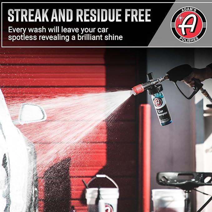 Adam's Polishes Car Wash Shampoo (Gallon) - pH Best Car Wash Soap For Snow Foam Cannon or Gun For Pressure Washer & 5 Gallon Bucket, Powerful Safe Spot Free Cleaning Liquid Auto Detergent - NeatNest