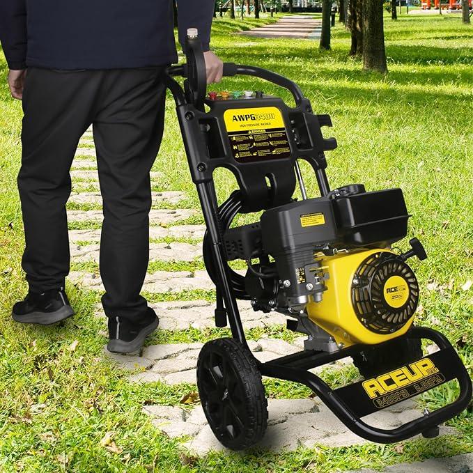 Aceup Energy 3400 PSI Gas Pressure Washer 2.6 GPM 212cc High Pressure Power Washer for Garden, Cars, Wall - NeatNest
