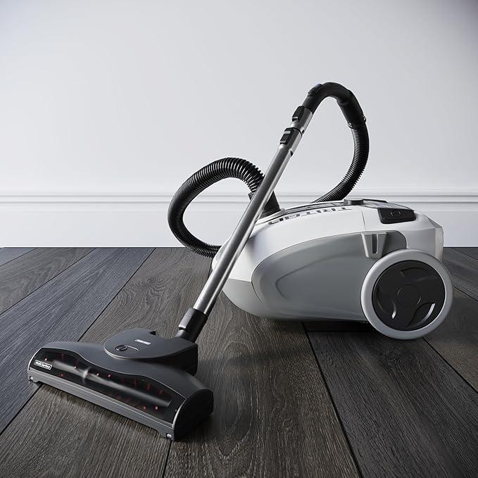 Prolux Tritan Bagged Canister Vacuum Cleaner with Sealed HEPA Filtration, 5-Speed Motor, Best Rated Canister for Pet Hair and Home Cleaning - NeatNest
