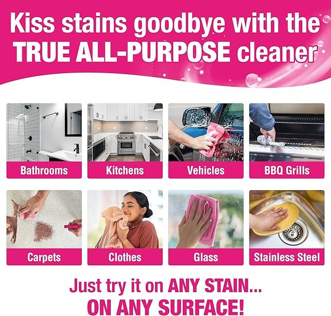 Quick 'n Brite All Purpose Cleaning Paste – Miracle Cleaner for Tough Stains, Biodegradable, Non-Toxic, Pet-Safe, Multi-Surface Stain Remover, Made in USA, 80 Oz - NeatNest