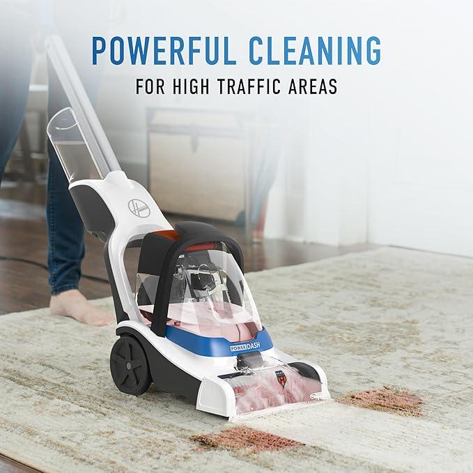 Hoover PowerDash Pet Compact Carpet Cleaner Machine, Lightweight Shampooer Machine, Pair with a Hoover Carpet Cleaner Solution for a Bright, Refreshed Home - NeatNest