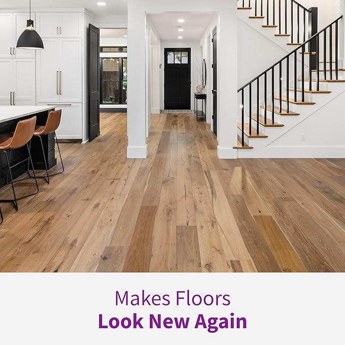 Rejuvenate Professional Wood Floor Restorer Fills Scratches, Shines And Protects Wood Flooring For A High Gloss Shine, 32 Ounces - NeatNest