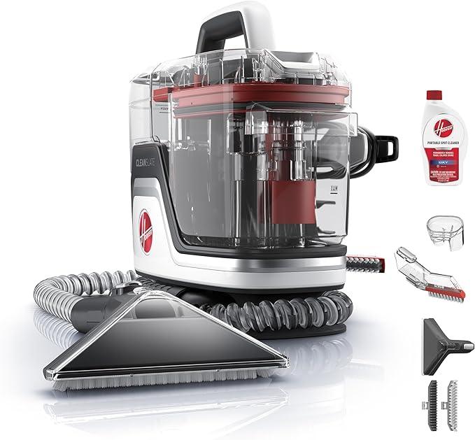 Hoover CleanSlate Plus Portable Carpet + Upholstery Spot Cleaner Machine, Powerful Suction with Versatile Tools, Pet Stain Remover, Car and Auto Detailer, Pair with Hoover Carpet Cleaner Solution - NeatNest