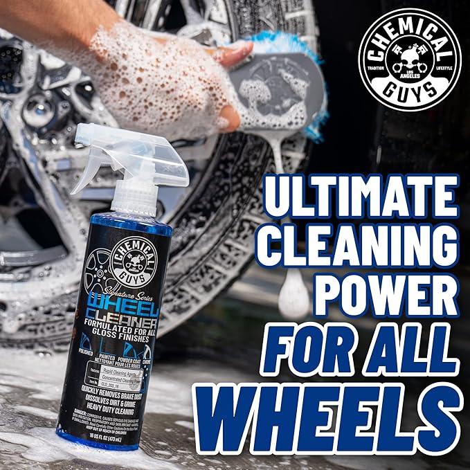 Chemical Guys Starter Car Care & Cleaning Kit, 7-Piece Detailing Car Wash Kit with 6 Premium 16 oz Care Chemicals and Accessories for Washing, Waxing, and Interior Cleaning - NeatNest