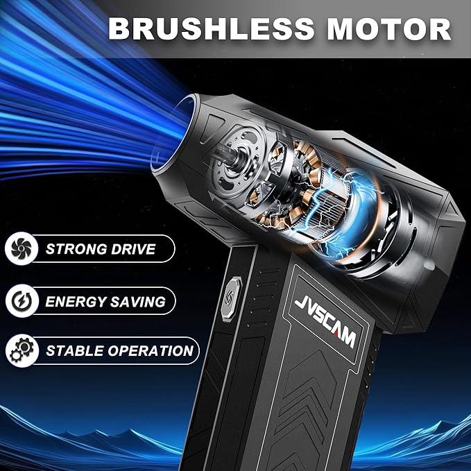 Compressed Air Duster - 180,000 RPM Electric Air Duster - with Brushless Motor, 3-Gear Adjustable Air Duster - for Keyboard, PC, Car, Air Bed, and Home Cleaning (X11) - NeatNest