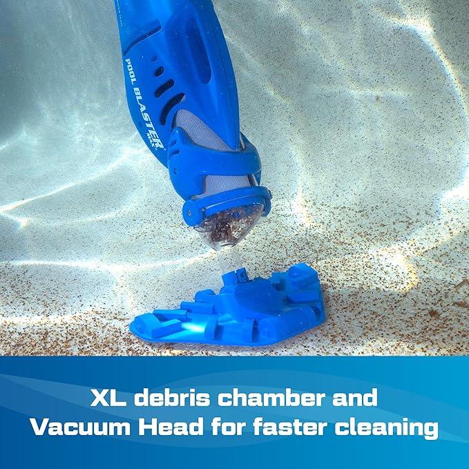 POOL BLASTER Max CG Cordless Pool Vacuum Deep Cleans Pools in Minutes, Spot-Cleans in Seconds, Strong Suction, 1 Hr Runtime, Handheld Rechargeable Swimming Pool Cleaner, Inground & Above Ground Pools - NeatNest