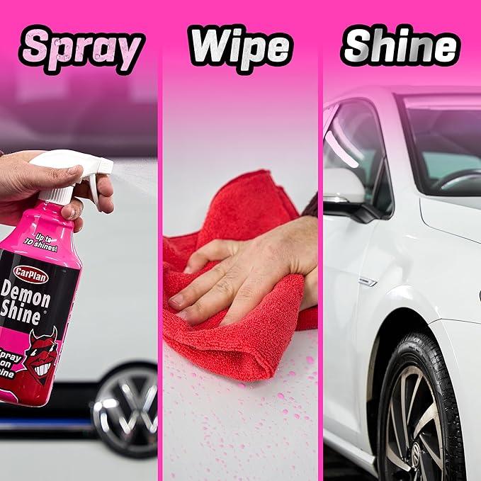 CarPlan Demon Shine 34 fl Oz (1L) - Spray on Shine - NeatNest