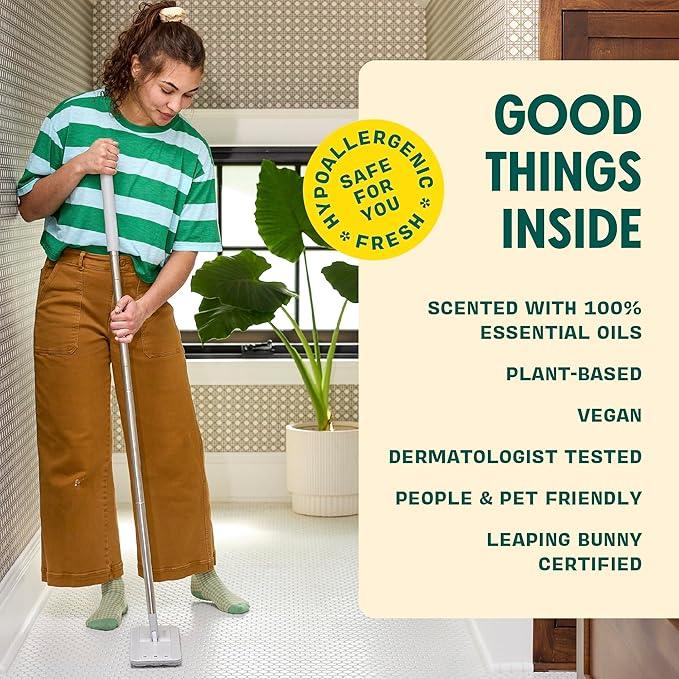 Aunt Fannie's Ultra Concentrated Floor Cleaner Vinegar Wash, Multi-Surface Solution For Mopping, Makes 16 Gallons, Bright Lemon Scent, 32 oz. (Pack of 3) - NeatNest