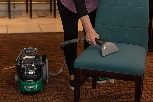 Bissell BigGreen Commercial Little Green Pro Commercial Spot Cleaner, Carpet & Upholstery Cleaner and Car/Auto Detailer with Deep Stain Tool, 6" Tough Stain Tool BGSS1481 - NeatNest