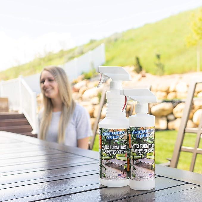 Amazing Patio Furniture Cleaner - Natural Enzymes Easily Remove Dirt, Bird Droppings, Food Stains and More from Your Outdoor and Patio Furniture - USA Made - NeatNest
