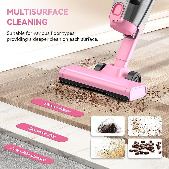 Vazone R6X Corded Stick Vacuum Cleaners for Home, 20Kpa Powerful Suction Stick Vacuum with 16Ft Cord, 2 in 1 Lightweight Handheld Vacuum Cleaner for Hardwood Floor Pet Hair - NeatNest