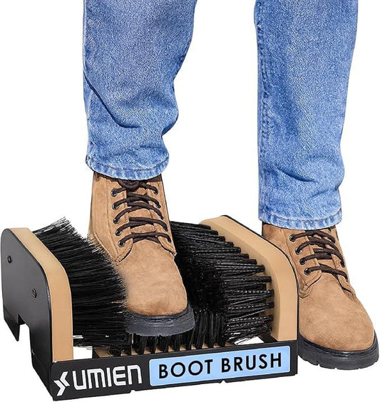 Umien™ Boot Scraper Outdoor Shoe Cleaning Brush - Heavy-Duty Shoe Cleaner and Boot Scrubber for Mud, Dirt, and Snow - Durable Weather-Resistant Outdoor Cleaning Tool - NeatNest