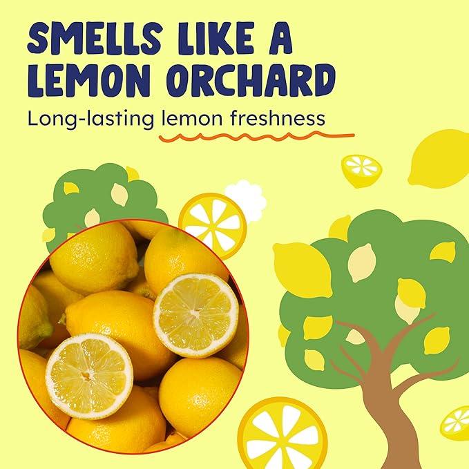 Originally Yellow Plant-Based Kitchen Cleaner | Powered by Natural Vinegar & Infused with Organic Lemon | Multipurpose Kitchen Counter Cleaner Works on Tile, Wood, Granite, & Marble, 16 Fl Oz (3-Pack) - NeatNest