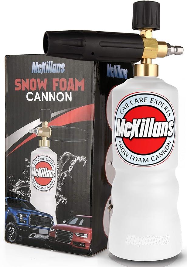 McKillans Professional Snow Foam Detailing Kit Complete with M22 Washer Gun and Rinsing Wand with 1/4” Quick Connect - NeatNest