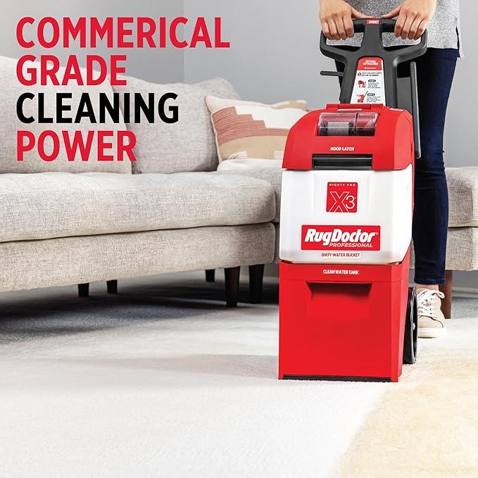 Rug Doctor X3 Commercial Carpet Cleaner - Pet Pro Pack, Includes Commercial Carpet Cleaning Machine, 48 oz. Pet Stain & Odor Carpet Cleaner and 22 oz. Urine Eliminator - NeatNest