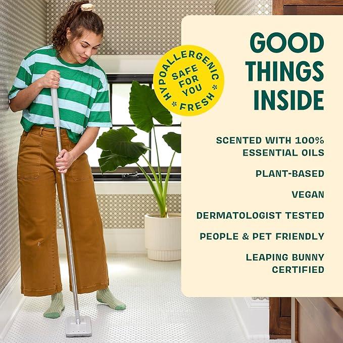 Aunt Fannie's Ultra Concentrated Floor Cleaner Vinegar Wash, Multi-Surface Solution For Mopping, Value Size, Bright Lemon Scent, 64 oz - NeatNest