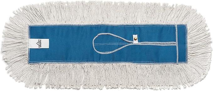 Nine Forty Industrial-Grade 48x5 Cotton Dust Mop Head Refills, Perfect Replacement for Busy Home, Gym, Industrial and Commercial Spaces, Heavy-Duty Mop for Janitorial & Housekeeping Needs - 1 Pack - NeatNest
