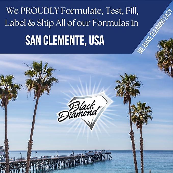Black Diamond Stoneworks Stone & Tile Intensive Cleaner – Professional Deep Cleaner for Marble, Limestone, Travertine, Granite, Slate, Ceramic & Porcelain Tile – Acid-Free Concentrate (1-Qt.) - NeatNest