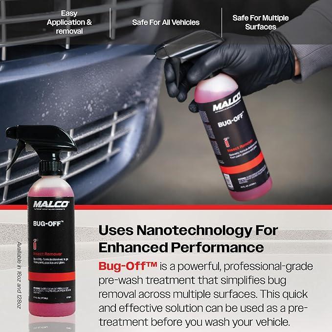 Malco Bug Off - Easy Removal from Auto Paint, Glass, Metal and Plastic Surfaces / 1 Gallon (107801) - NeatNest