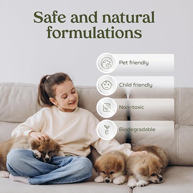 PAWFUME Stain & Pet Urine Odor Eliminator, 2-Pack – Removes Impurities in Seconds – Enzymatic Formula, Quick-Dry Action, & Eco-Friendly Ingredients – Upholstery, Fabrics, and Carpet Cleaner Spray - NeatNest