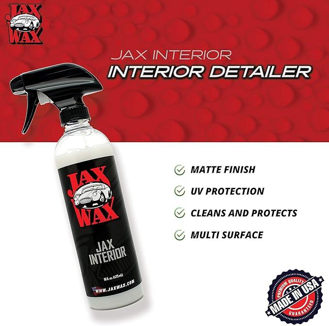 Jax Wax Interior Detailer - One Step Cleaner and Conditioner, Car and Boat Interior Cleaner, 16 Ounce - NeatNest