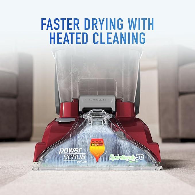 Hoover PowerScrub Deluxe Carpet Cleaner Machine for Carpet and Upholstery, Deep Cleaning Carpet Shampooer Machine with Multi-Purpose Tools, Pair Carpet Cleaner Solution - NeatNest