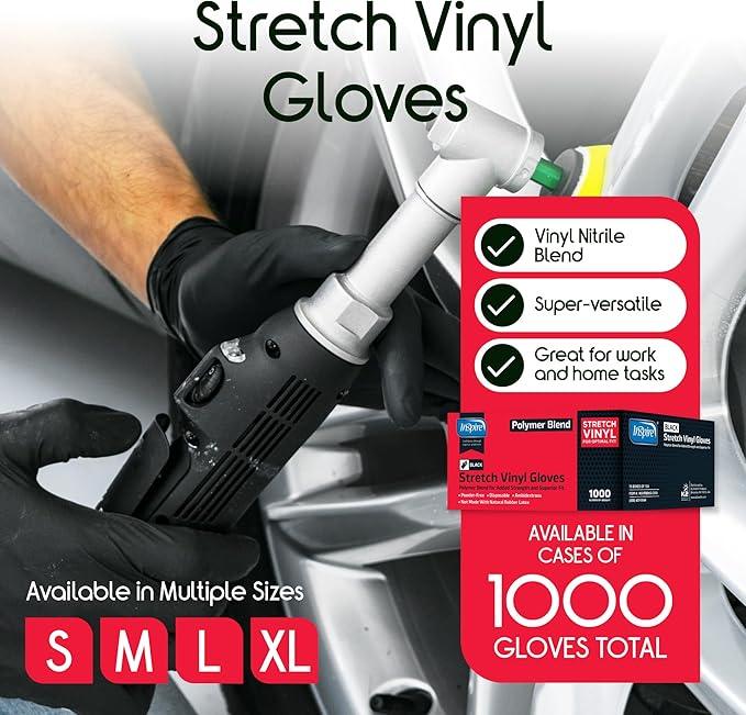 Inspire Black Nitrile Gloves | THE ORIGINAL Quality Black Gloves Disposable Latex Free | 4.5 Cooking - NeatNest