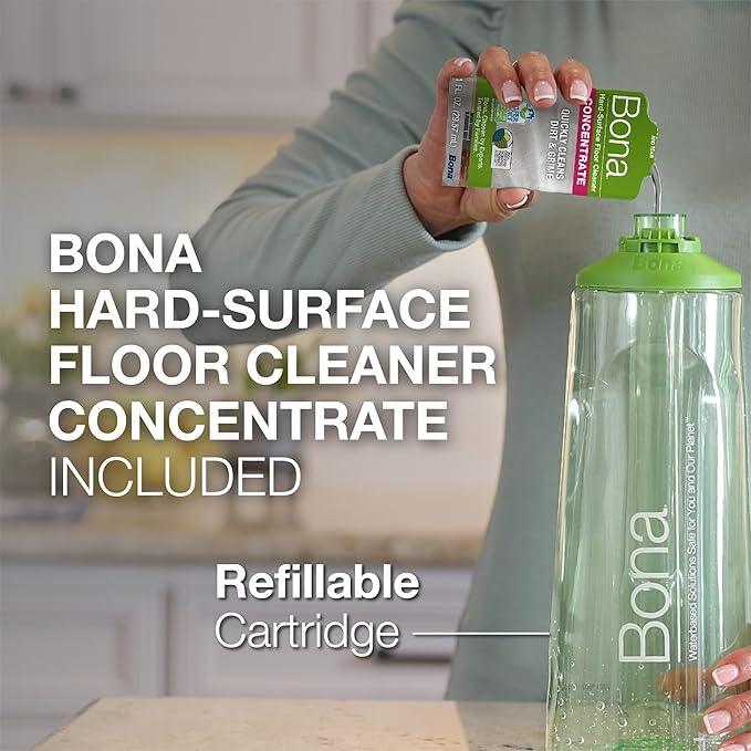 Bona Multi-Surface Floor Premium Spray Mop - Includes Multi-Surface Floor Cleaner Concentrate and Machine Washable Microfiber Cleaning Pad - For Stone, Tile, Laminate and Vinyl LVT/LVP Floors - NeatNest