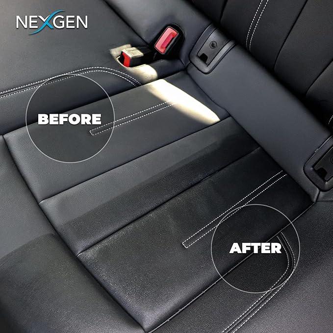 Nexgen Interior Conditioner (16oz) - Non-Greasy, UV-Blocking Formula - Fresh Leather Scent - On-The-Go Car Detailing - Car Cleaning Supplies - for Car Seats, Dashboards, Door Panels, & More - NeatNest