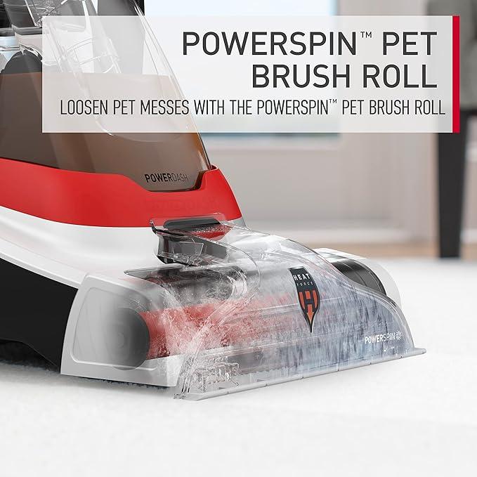 Hoover PowerDash Pet+ Compact Carpet Cleaner Machine, Lightweight Carpet Shampooer Machine, Pair with a Hoover Carpet Cleaner Solution for a Bright, Refreshed Home - NeatNest