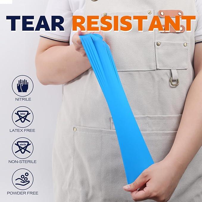 Nitrile Exam Gloves Disposable 3mil Blue Food Safe Gloves Latex Free, Powder Free, Medical, Cleaning, Cooking 1000 - NeatNest