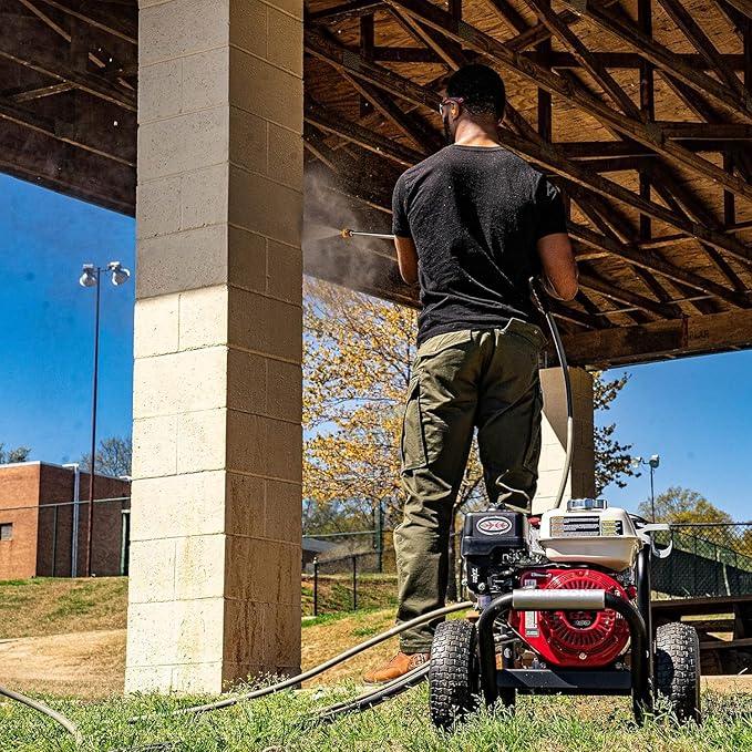 Simpson 61014 3500 PSI at 2.5 GPM Honda GX200 with AAA AX300 Axial Cam Pump Cold Water Professional Gas Pressure Washer PS61002-S - NeatNest
