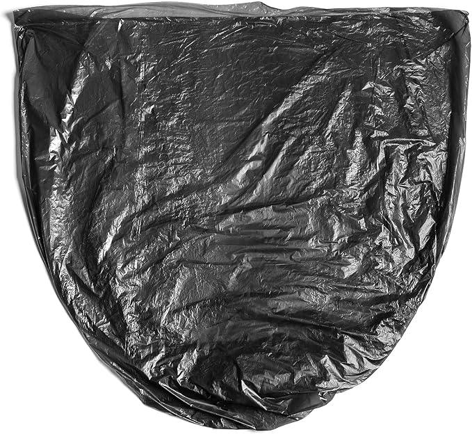 Aluf Plastics High Density Trash Bags, 60 Gallon, 600 Count, 22 Micron (eq), 38" x 60", Black, for Bathroom, Office, Industrial, Commercial, Janitorial, Municipal, Recycling - NeatNest